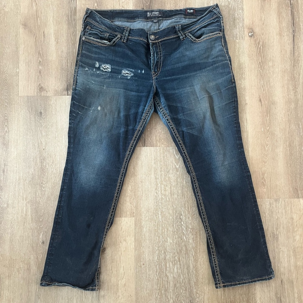 Suki Silver Jeans plus size